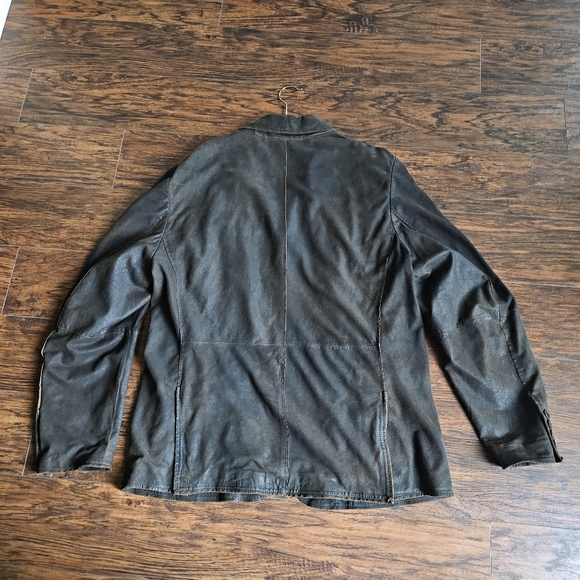 GMS-75 Brown Leather Jacket XXL - Picture 3 of 13